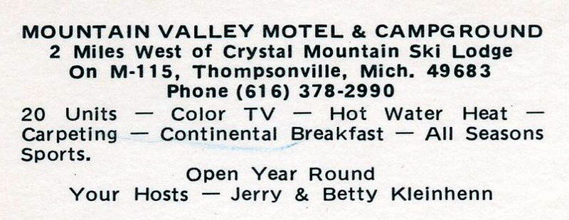 Mountain Valley Lodge & Campground - Vintage Postcard (newer photo)